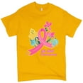 thumbnail image 1 of Tee Hunt We Will Overcome T-Shirt Ribbon Breast Cancer Awareness Men's Tee, Yellow, 3X-Large, 1 of 5
