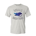 thumbnail image 1 of Tee Hunt Whale Hello There T-Shirt Funny Wildlife Ocean Cute Pun Wordplay Mens Shirt, Ash Gray, XX-Large, 1 of 4