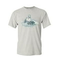 thumbnail image 1 of Tee Hunt White Horse Splashing Water T-Shirt Animal Wild Nature Mustang Mens Shirt, Ash Gray, 5X-Large, 1 of 5