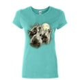 thumbnail image 1 of Tee Hunt Wolf Howl Women's T-Shirt Wild Wolf Pack Predator Animals Nature Moon Shirt, Light Blue, XX-Large, 1 of 5