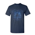 thumbnail image 1 of Tee Hunt Wolf Pack T-Shirt Spirit Animal Claws and Fangs Wild Animals Mens Shirt, Navy Blue, Large, 1 of 4