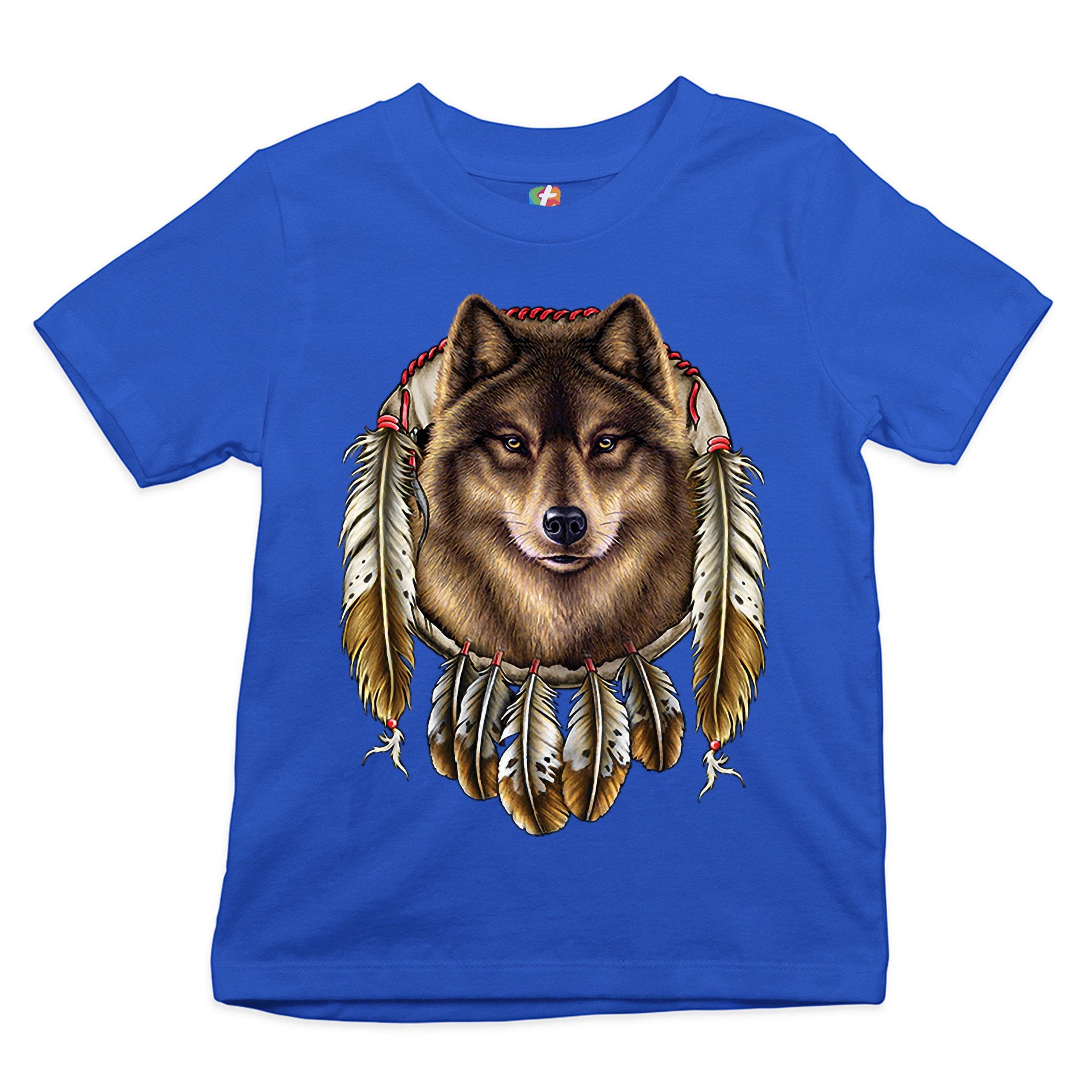 kids wolf t shirt