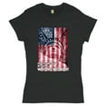 thumbnail image 1 of Tee Hunt You've Messed with The Wrong Woman T-Shrit Statue of Liberty USA Women's T-Shirt Tee, Black, Medium, 1 of 5