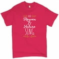 thumbnail image 1 of Tee Hunt and Heaven and Nature Sing T-Shirt Christmas Lord Jesus Christ Men's Tee, Hot Pink, Medium, 1 of 5