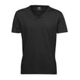 thumbnail image 1 of Tee Jay Mens Soft Touch V Neck Fashion T-Shirt, 1 of 2