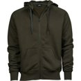thumbnail image 1 of Tee Jays Mens Full Zip Hooded Sweatshirt, 1 of 2