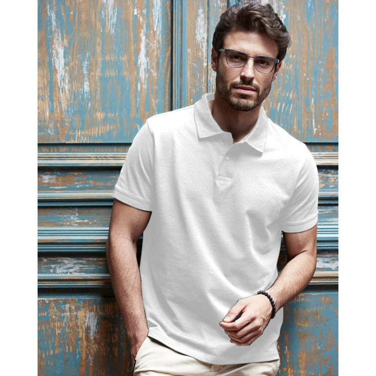 Heavy pique polo clearance shirt