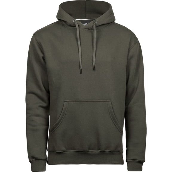 Tee Jays Mens Hooded Cotton Blend Sweatshirt