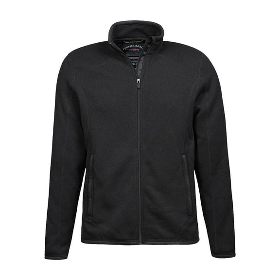 Tee Jays Mens Knitted Outdoor Fleece Jacket