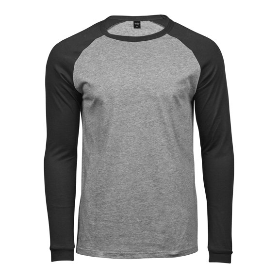 Tee Jays Mens Long Sleeve Baseball T-Shirt
