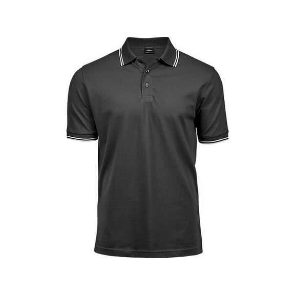 Tee Jays Mens Luxury Fashion Stripe Polo