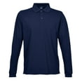 thumbnail image 1 of Tee Jays Mens Luxury Stretch Long Sleeve Polo Shirt, 1 of 2