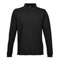 thumbnail image 1 of Tee Jays Mens Luxury Stretch Long Sleeve Polo Shirt, 1 of 3