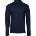 thumbnail image 1 of Tee Jays Mens Luxury Stretch Long-Sleeved Polo Shirt, 1 of 4