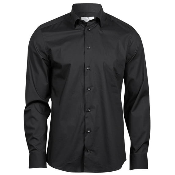 Tee Jays Mens Luxury Stretch Long-Sleeved Shirt