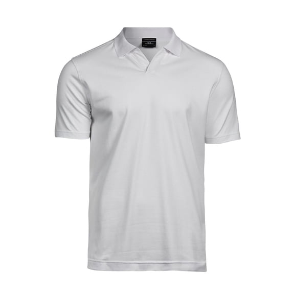 Tee Jays Mens Luxury Stretch V Neck Polo Shirt