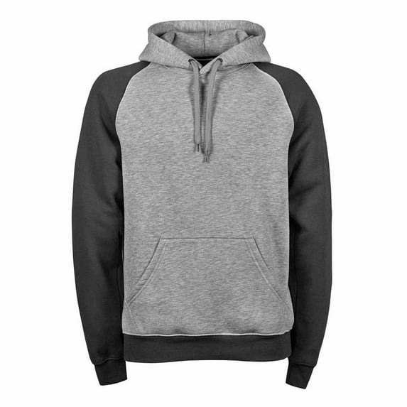 Tee Jays Mens Two-Tone Hooded Sweatshirt