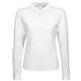 thumbnail image 1 of Tee Jays Womens Luxury Stretch Long Sleeve Polo Shirt, 1 of 2