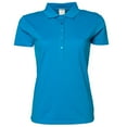 thumbnail image 1 of Tee Jays Womens Luxury Stretch Short Sleeve Polo Shirt, 1 of 2