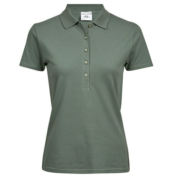 Tee Jays Womens Luxury Stretch Short Sleeve Polo Shirt