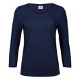 thumbnail image 1 of Tee Jays Womens Stretch 3/4 Sleeve T-Shirt, 1 of 4