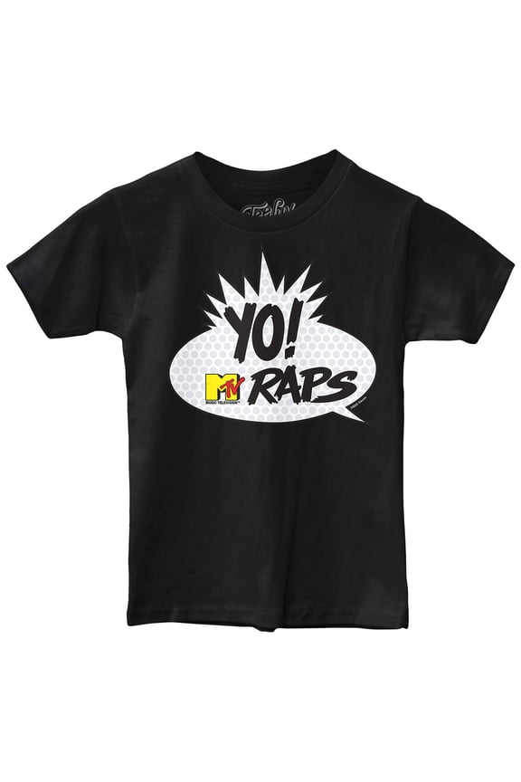 Big Boys 6-20 Retro Yo MTV Raps Logo Shirt (L)