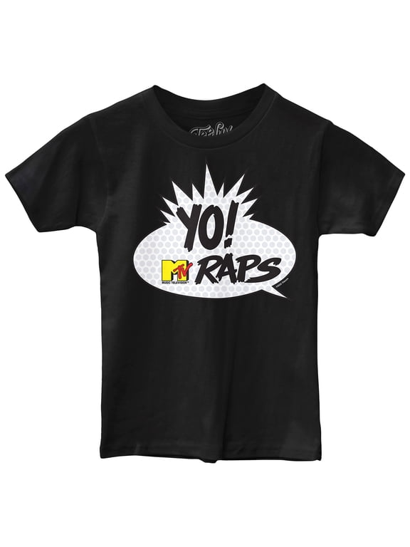 Big Boys 6-20 Retro Yo MTV Raps Logo Shirt (L)
