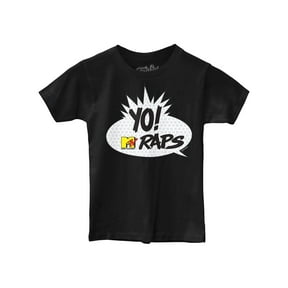 Tee Luv Big Boys 6-20 Retro Yo MTV Raps Logo Shirt (XL)