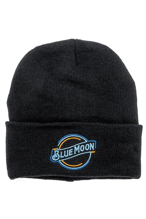 Blue Moon Beer Logo Beanie