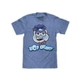 thumbnail image 1 of Tee Luv Boo Berry Faded Monster Cereal Ghost Royal Snow Heather T-Shirt (Men's) (L), 1 of 3