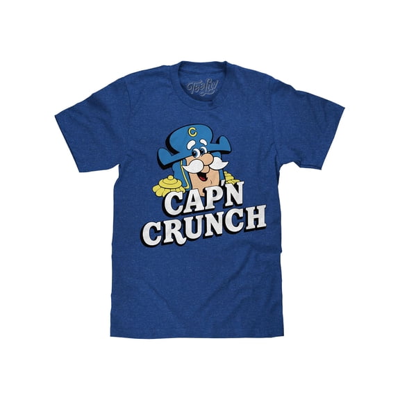 Tee Luv Cap'n Crunch Cereal Cartoon Mascot T-Shirt (Men's) (L)