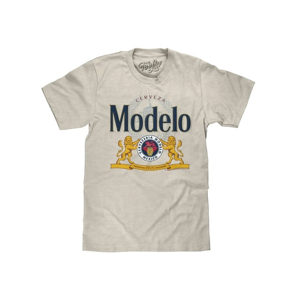 Tee Luv Cerveza Modelo Beer Mexican Brewery Logo Shirt (Men's) (L)