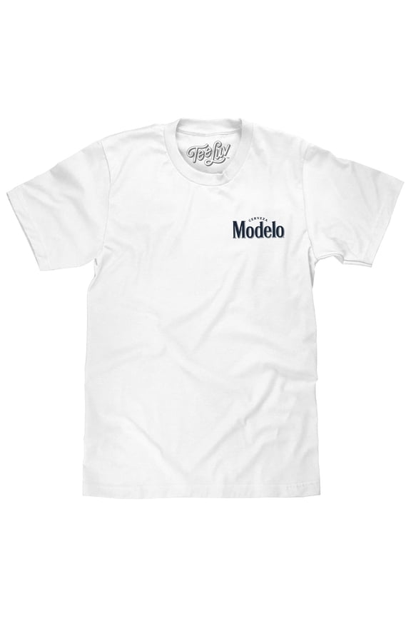 Cerveza Modelo Front and Back Tacos and Beer Bar Sign Shirt (Men's) (XL)