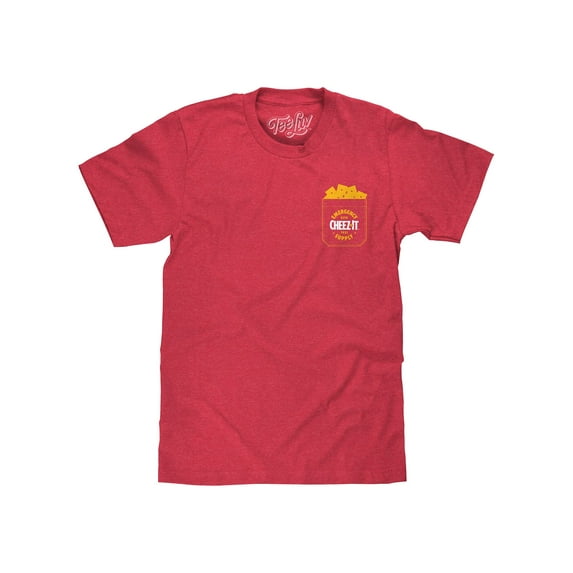Tee Luv Cheez It The Cheezier The Better Front and Back Snack Logo Shirt (Men's) (XL)
