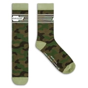 Tee Luv Chevrolet Bowtie Car Logo Camo Crew Socks Mens