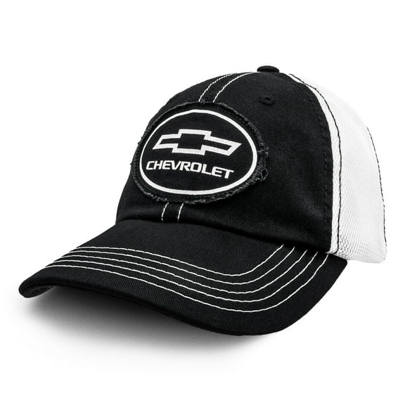Tee Luv Chevrolet Bowtie Patch Trucker Style Baseball Hat