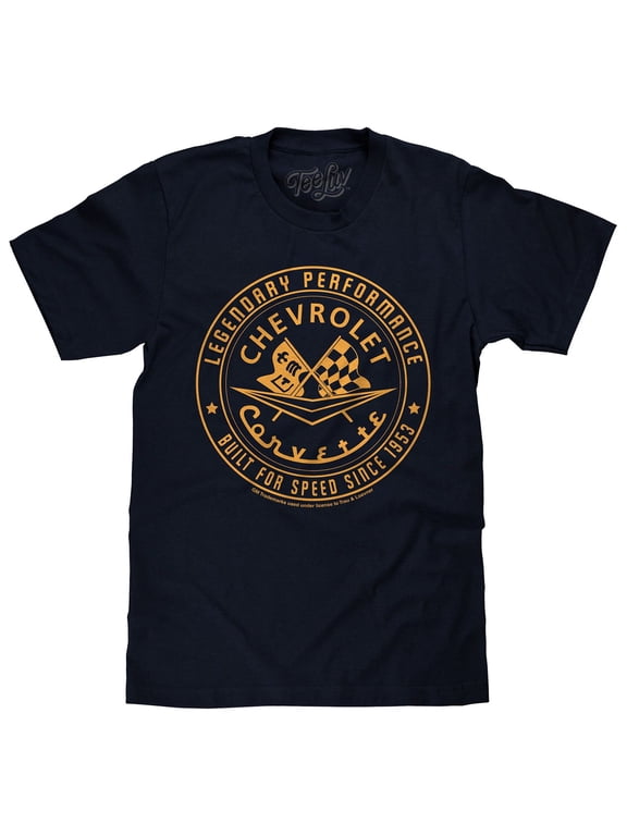 Chevrolet Corvette Built For Speed Since 1953 Car T-Shirt (Men's) (3XL)