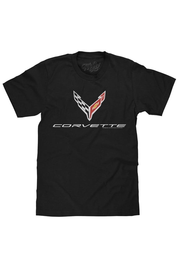 Chevrolet Corvette C8 Muscle Car Emblem T-Shirt (Men's) (S)