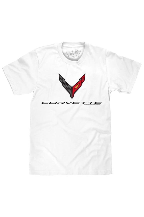 Chevrolet Corvette C8 Muscle Car Logo Shirt (Men's) (XXL)