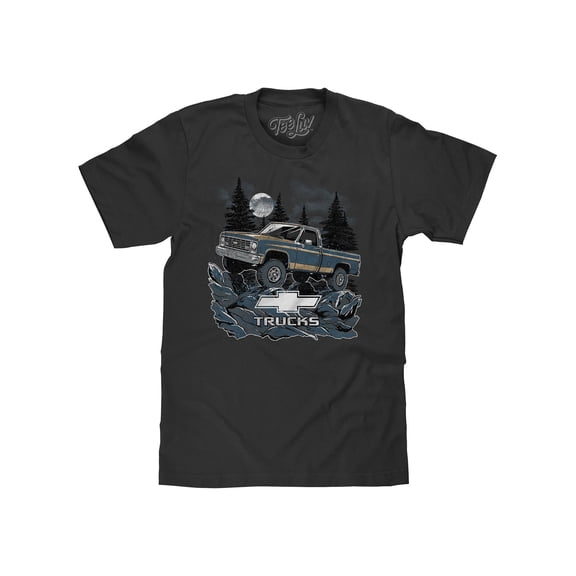 Tee Luv Chevrolet Trucks Square Body Graphic Tee Shirt (Men's) (L)