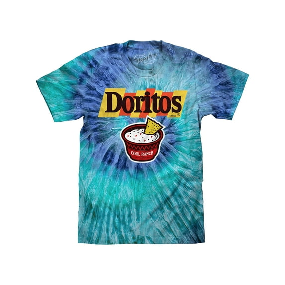 Tee Luv Cool Ranch Doritos Tortilla Chip Tie Dye Shirt (Men's) (XL)