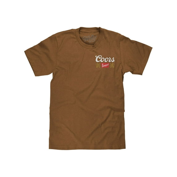 Tee Luv Coors Banquet Beer Golden Colorado Brown Sugar T-Shirt (Men's) (XL)