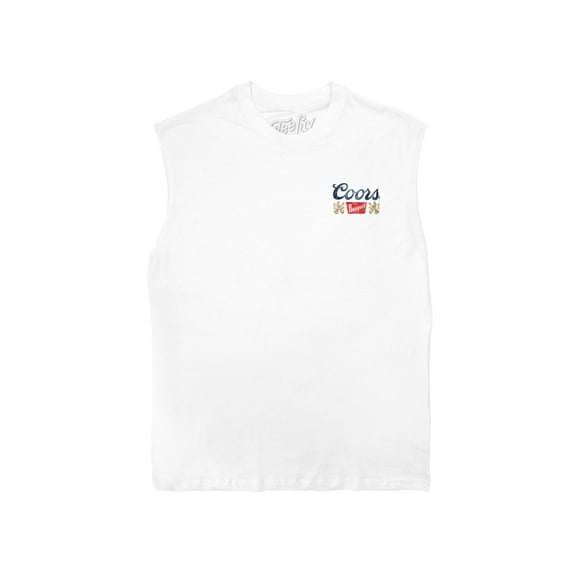 Tee Luv Coors Banquet Rodeo Double Sided Beer Logo Sleeveless Shirt (Men's) (S)