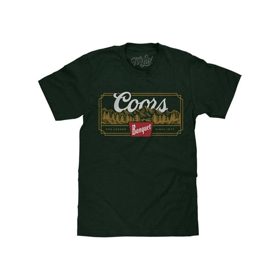 Tee Luv Coors Banquet The Legend Since 1873 Beer Brand Shirt (Men's) (L)