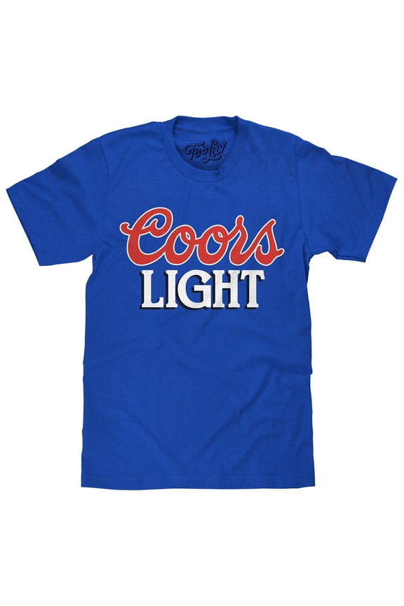 Coors Light 90s Beer Logo Royal Blue T-Shirt (Men's) (3XL)