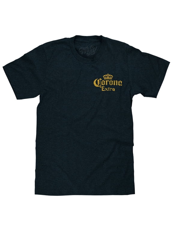 Corona Extra Faded Double Sided Beer Logo T-Shirt (Men's) (XL)