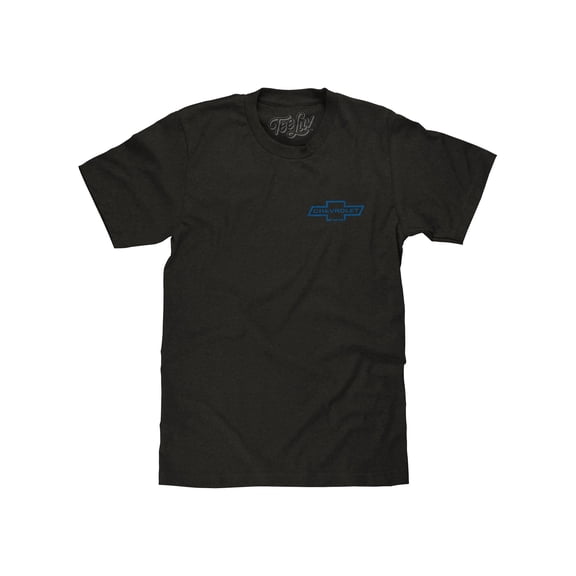 Tee Luv Distressed Chevrolet 72 Camaro Double Sided Graphic Tee Shirt (Men's) (S)