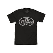 Tee Luv Dr Pepper Oval Soda Logo Vintage Black T-Shirt Men's M