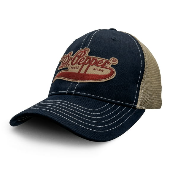 Tee Luv Drink Dr Pepper Mesh Back Trucker Style Hat