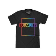 Tee Luv Equality LGBT Rainbow Graphic T-Shirt